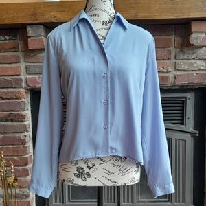 Chic Women's Light Periwinkle Blouse